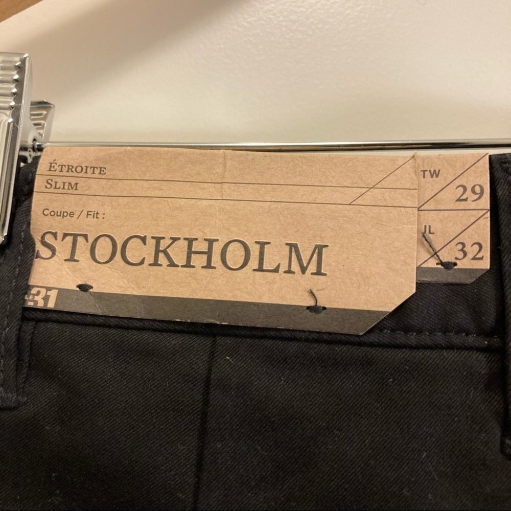 LE 31 Visions For Simons Sz 29 Stockholm Fit Preppy Pants Organic Cotton - Picture 7 of 7
